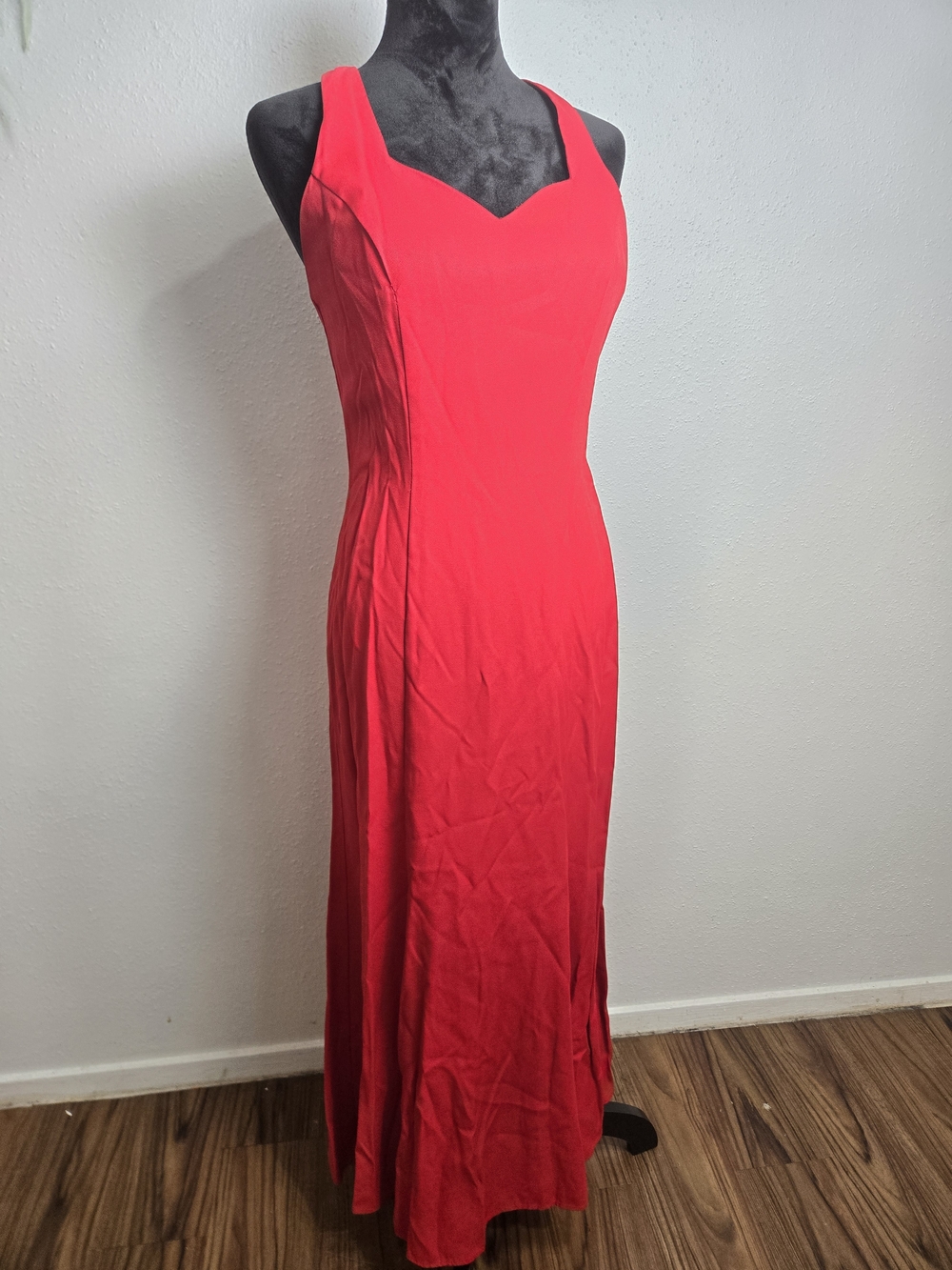 Blondie and Me Evening Red Dress - Bold Red Vintage Formal